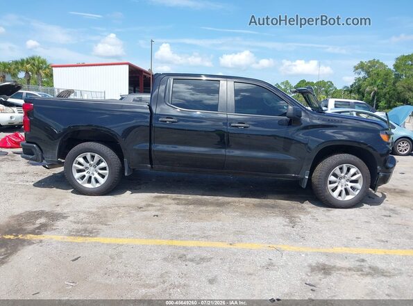 1GCPABEK8NZ585480 2022 CHEVROLET SILVERADO Черный Вид задней части салона