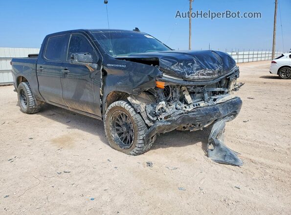 1GCPABEK9PZ314785 2023 CHEVROLET SILVERADO Черный Передняя правая четверть
