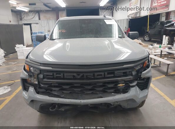 1GCPABEK9SZ239692 2025 CHEVROLET SILVERADO Gray Widok zestawu wskaźników