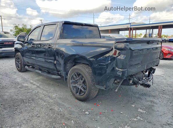 1GCPABEKXNZ507525 2022 CHEVROLET SILVERADO Black უკანა მარცხენა