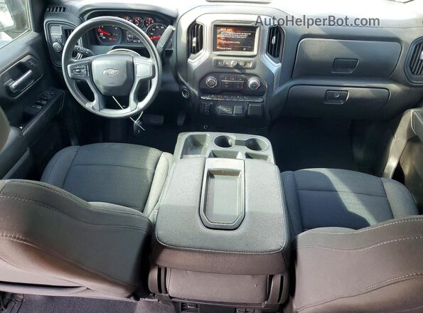 1GCPABEKXNZ507525 2022 CHEVROLET SILVERADO Black წინა პანელის ხედი