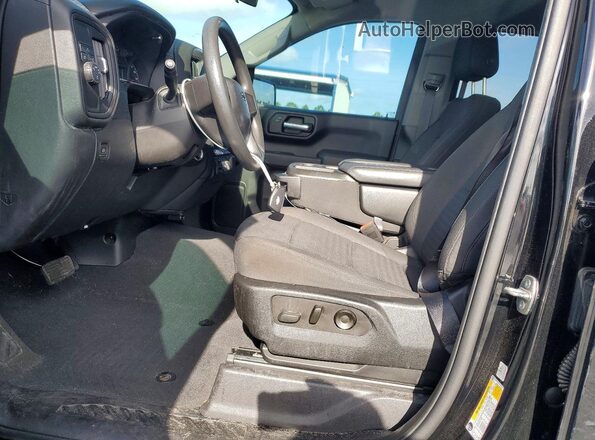 1GCPABEKXNZ507525 2022 CHEVROLET SILVERADO Black წინა სალონის ხედი