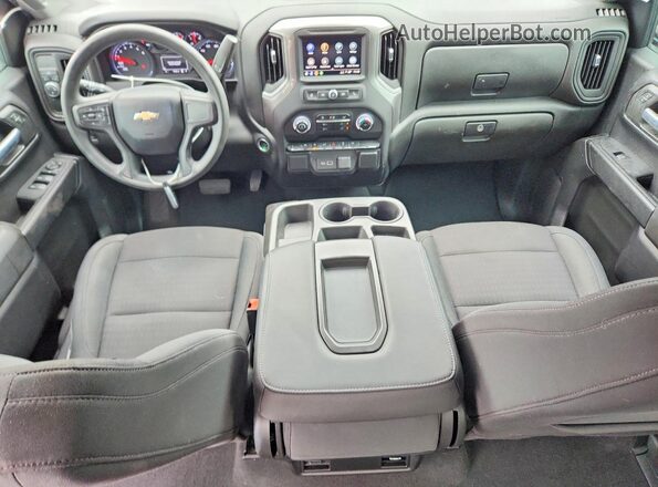 1GCPABEKXNZ590633 2022 CHEVROLET SILVERADO Blue Vista del salpicadero