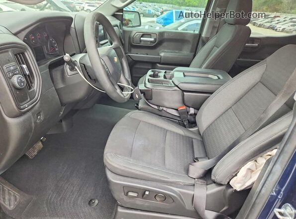 1GCPABEKXNZ590633 2022 CHEVROLET SILVERADO Blue Vista interior delantera