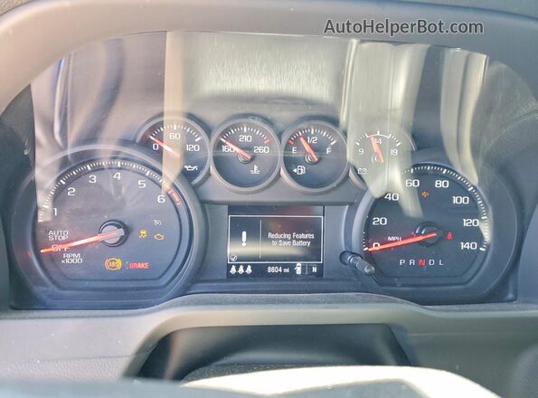 1GCPABEKXSZ327392 2025 CHEVROLET SILVERADO Blue Սարքավորումների վահանակի տեսք