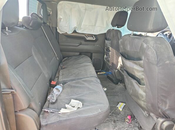 1GCPACED6RZ388952 2024 CHEVROLET SILVERADO Silver Rear seats view