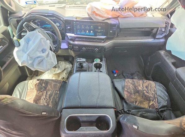 1GCPACED6RZ388952 2024 CHEVROLET SILVERADO Silver Dashboard view