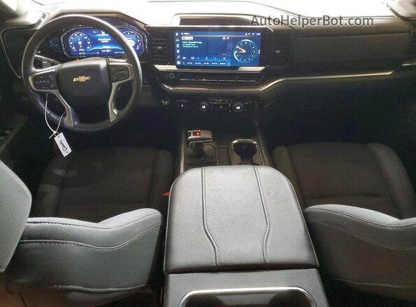 1GCPACED7PZ191804 2023 CHEVROLET SILVERADO Коричневый Вид панели приборов