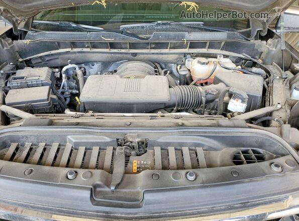 1GCPACED7PZ191804 2023 CHEVROLET SILVERADO Коричневый Вид задней части салона