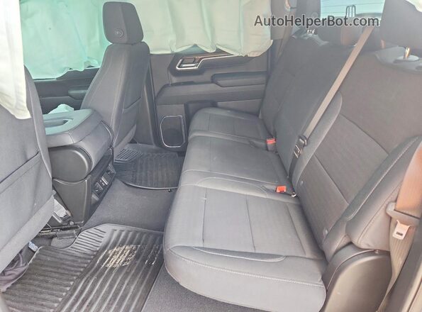 1GCPACED8SZ107563 2025 CHEVROLET SILVERADO Silver უკანა სავარძლების ხედი