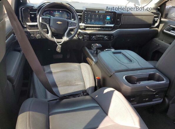 1GCPACEDXNZ525126 2022 CHEVROLET SILVERADO Black Dashboard view