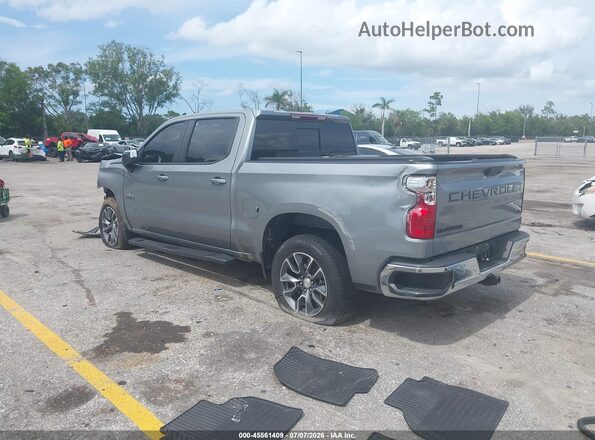 1GCPACEK3PZ186940 2023 CHEVROLET SILVERADO Silver Trasero izquierdo
