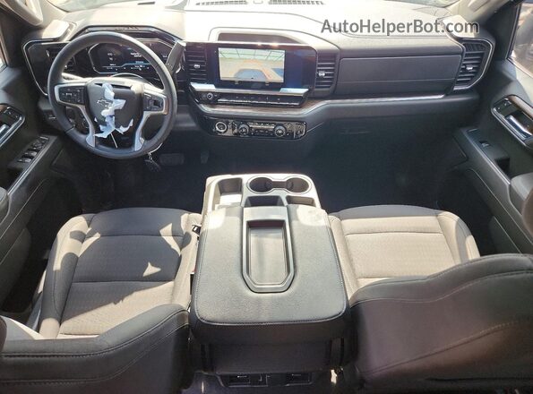 1GCPADED3RZ253482 2024 CHEVROLET SILVERADO Black Առջևի վահանակի տեսք