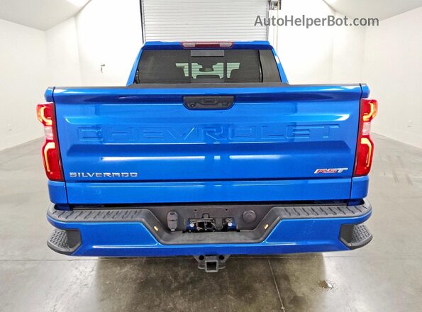 1GCPADED4PZ299190 2023 CHEVROLET SILVERADO Синий Вид сзади