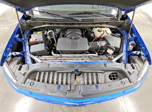1GCPADED4PZ299190 2023 CHEVROLET SILVERADO Синий Вид задней части салона