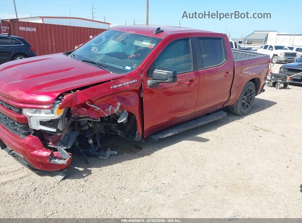 1GCPADED4PZ326047 2023 CHEVROLET SILVERADO Red წინა მარცხენა ხედი სამი მეოთხედიდან