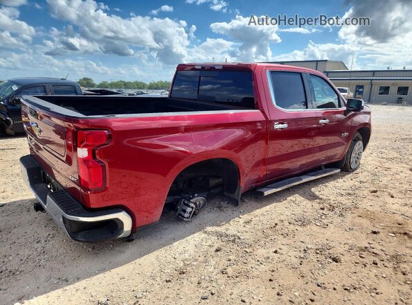 1GCPAEED9TZ105365 2026 CHEVROLET SILVERADO Burgundy Trasero derecho