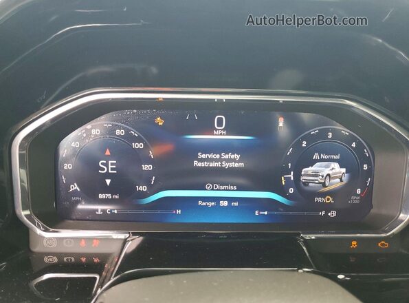 1GCPAWEK0TZ168567 2026 CHEVROLET SILVERADO White Instrument cluster view