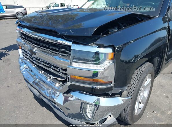 1GCPCREC2JF232076 2018 CHEVROLET SILVERADO Black Vista del cuadro de instrumentos