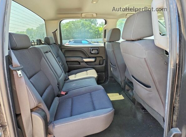 1GCPCREC4JF103806 2018 CHEVROLET SILVERADO Black Rear seats view