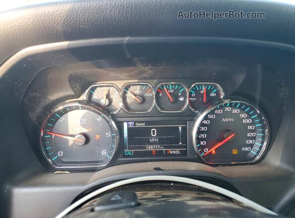 1GCPCREC4JF103806 2018 CHEVROLET SILVERADO Black Instrument cluster view