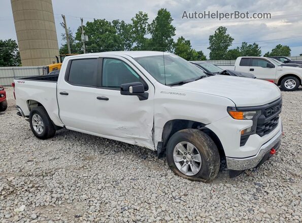 1GCPDAEK0PZ288935 2023 CHEVROLET SILVERADO Белый Передняя правая четверть
