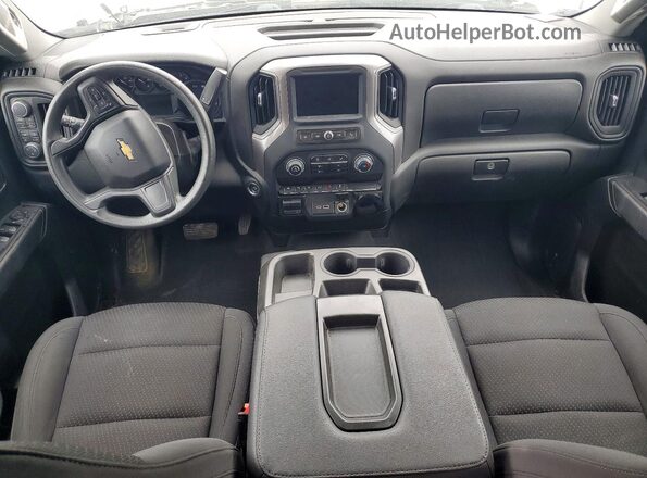 1GCPDAEK0PZ288935 2023 CHEVROLET SILVERADO Белый Вид панели приборов