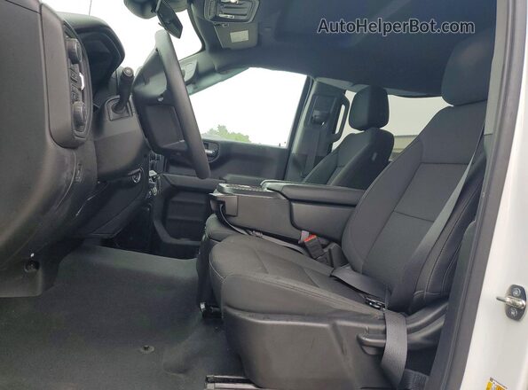 1GCPDAEK0PZ288935 2023 CHEVROLET SILVERADO Белый Вид салона спереди