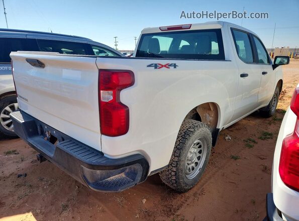 1GCPDAEK4PZ297332 2023 CHEVROLET SILVERADO Белый Задняя правая четверть