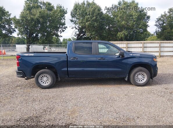 1GCPDAEK5PZ220775 2023 CHEVROLET SILVERADO Blue Սալոնի հետևի տեսք