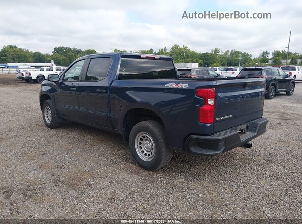 1GCPDAEK5PZ220775 2023 CHEVROLET SILVERADO Blue Հետևի ձախ