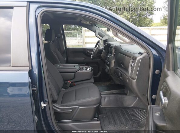 1GCPDAEK5PZ220775 2023 CHEVROLET SILVERADO Blue Սալոնի դիմացի տեսք