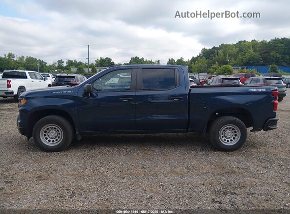 1GCPDAEK5PZ220775 2023 CHEVROLET SILVERADO Blue Սալոնի 360 աստիճան տեսք