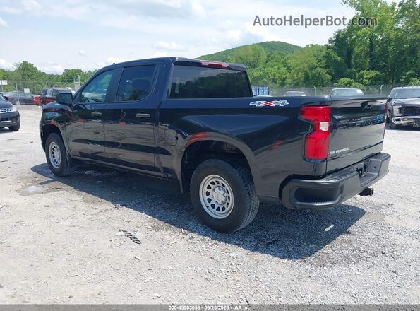 1GCPDAEK6PZ231896 2023 CHEVROLET SILVERADO Black Rear left