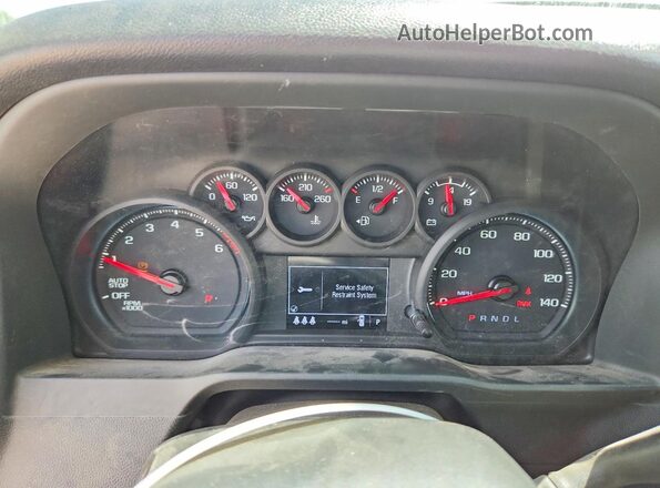 1GCPDAEK6RZ368260 2024 CHEVROLET SILVERADO White Вид щитка приладів
