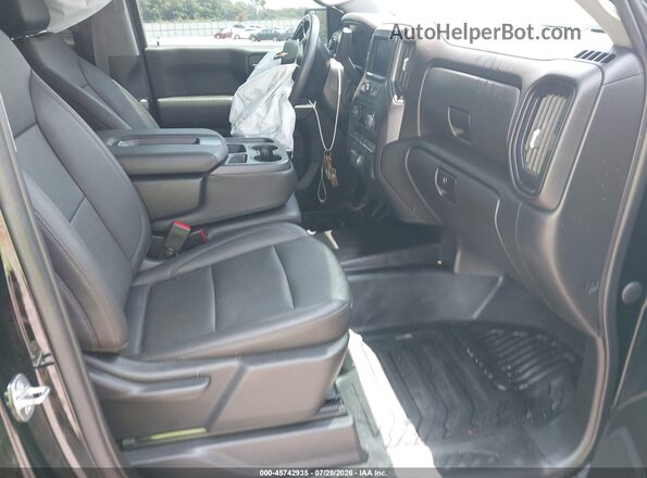1GCPDAEK9PZ129637 2023 CHEVROLET SILVERADO Black Widok wnętrza z przodu