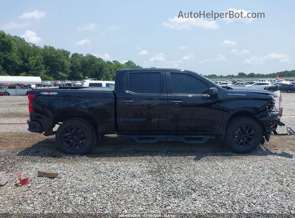 1GCPDAEK9PZ129637 2023 CHEVROLET SILVERADO Black Widok wnętrza z tyłu
