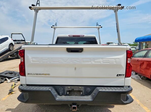 1GCPDAEK9PZ210699 2023 CHEVROLET SILVERADO White უკანა ხედი