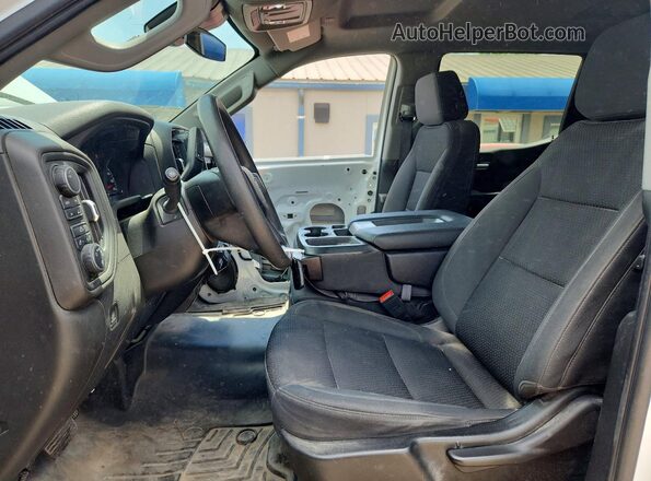 1GCPDAEK9PZ210699 2023 CHEVROLET SILVERADO White წინა სალონის ხედი