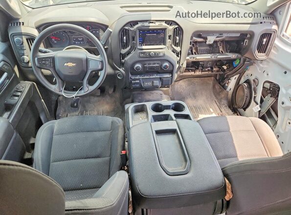 1GCPDAEK9PZ210699 2023 CHEVROLET SILVERADO White წინა პანელის ხედი