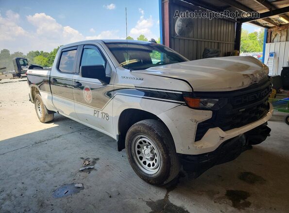 1GCPDAEK9RZ169882 2024 CHEVROLET SILVERADO Белый Передняя правая четверть