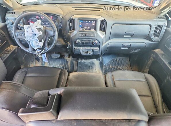 1GCPDAEK9RZ169882 2024 CHEVROLET SILVERADO Белый Вид панели приборов