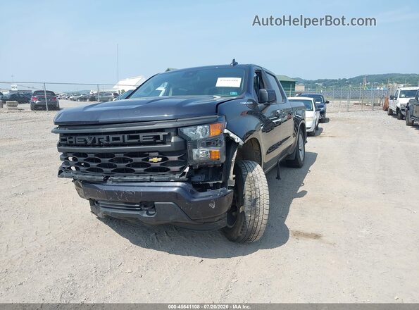 1GCPDBEK0PZ123179 2023 CHEVROLET SILVERADO Black Przód lewy