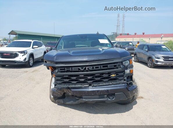 1GCPDBEK0PZ123179 2023 CHEVROLET SILVERADO Black Widok zestawu wskaźników