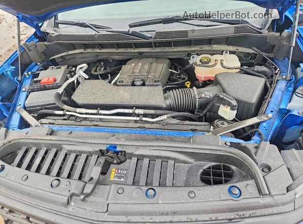 1GCPDBEK0RZ138025 2024 CHEVROLET SILVERADO Синий Вид задней части салона