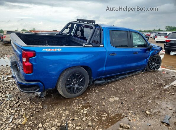 1GCPDBEK0RZ138025 2024 CHEVROLET SILVERADO Синий Задняя правая четверть