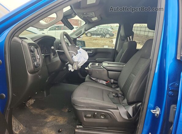 1GCPDBEK0RZ138025 2024 CHEVROLET SILVERADO Синий Вид салона спереди