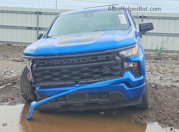 1GCPDBEK0RZ138025 2024 CHEVROLET SILVERADO Синий Вид спереди