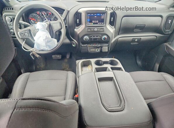 1GCPDBEK0RZ138025 2024 CHEVROLET SILVERADO Синий Вид панели приборов