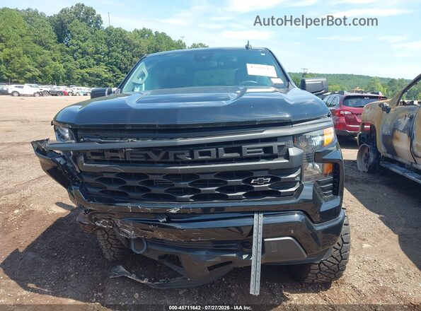1GCPDBEK1PZ128827 2023 CHEVROLET SILVERADO Black Vista frontal